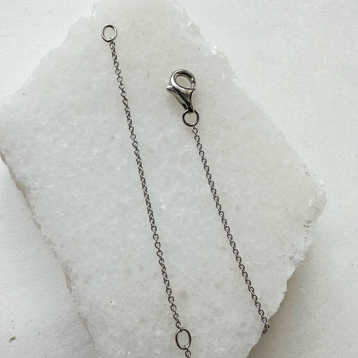 14K Solid Gold Genuine Sapphire and Diamond Cross Pendant