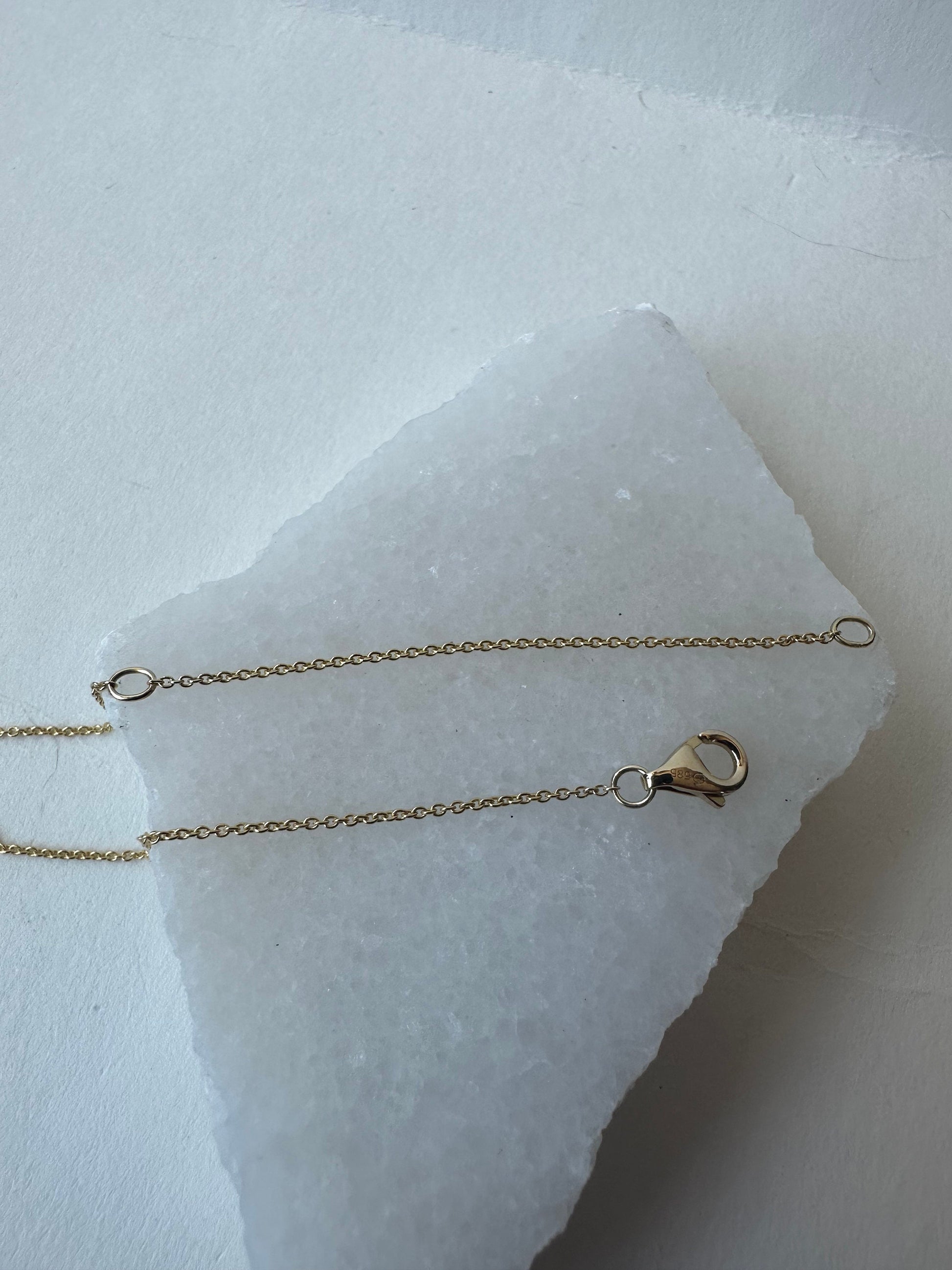 14K Solid Gold Genuine Round Ruby Cross Pendant