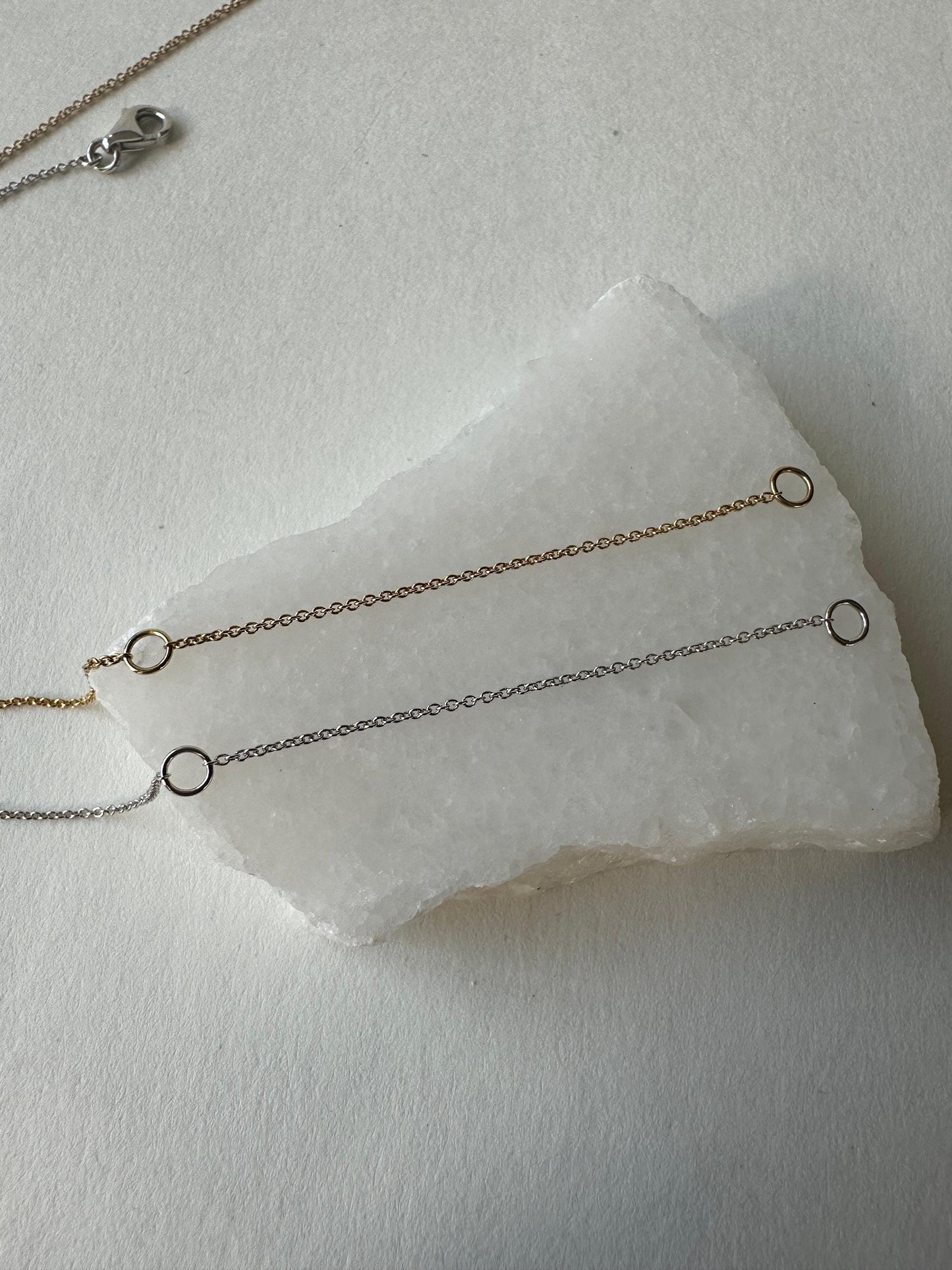 14K Solid Gold Genuine Ruby Small Cross Pendant